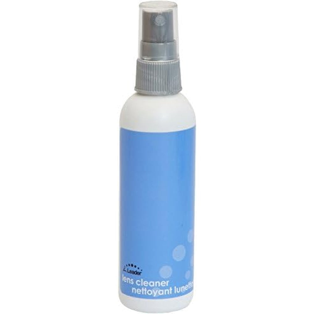 Visualeyewear Hilco Leader Lens Cleaner four ounce spray bottle front view for premium eyewear maintenance