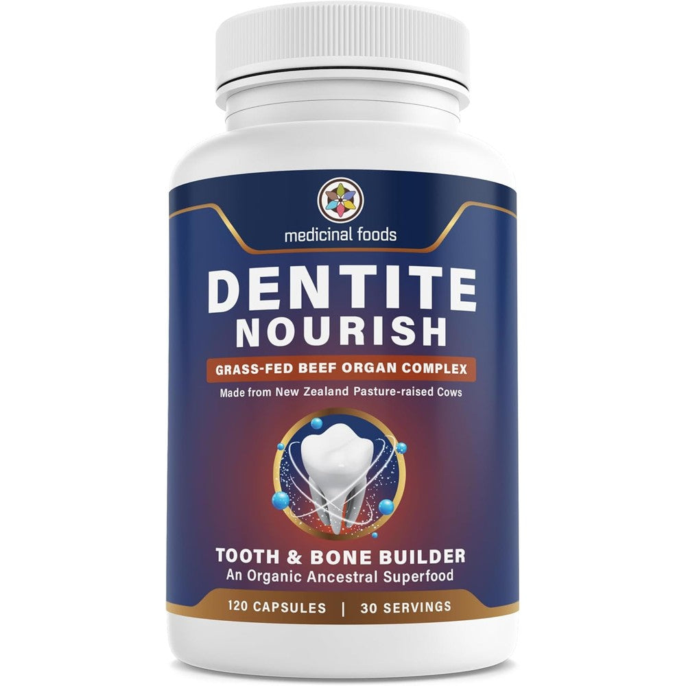 Medicinal Foods Dentite Nourish Tooth and Bone Builder bottle front view