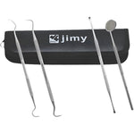 Jimy 4 piece dental tools set professional plaque remover front view