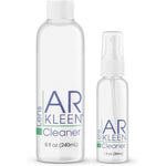 Optigear AR Kleen Lens Cleaner Kit front view showing both the eight fluid ounce refill bottle and the one fluid ounce spray pump