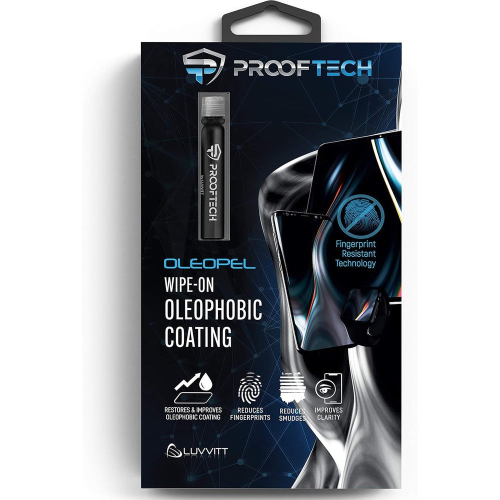ProofTech Oleopel oleophobic coating kit front view for premium smartphone screen restoration