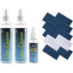 Yogo Vision Lens Cleaner Spray Kit front view showing spray bottles and microfiber cloths