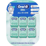 Oral-B Glide All-In-One Dental Floss 6 Count front view of packaging
