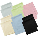 OHOO 12 pack microfiber cleaning cloths front view showing assorted colors