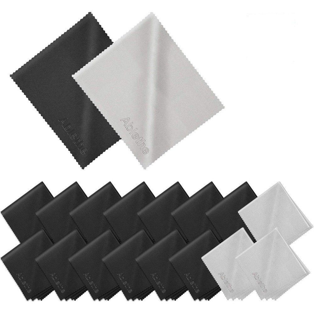 Ablethe premium microfiber cleaning cloths front view showing individual packaging.