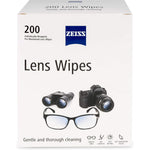 ZEISS pre moistened lens cleaning wipes front view packaging box