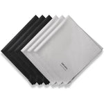 Wsivoiv large eyeglass cleaning cloths 6-piece pack front view display