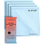 Elite Tech Gear premium microfiber cleaning cloth 4 pack front view