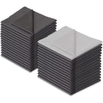 Xthel microfiber cleaning cloths 30 pack front view layout showing grey and white cloths