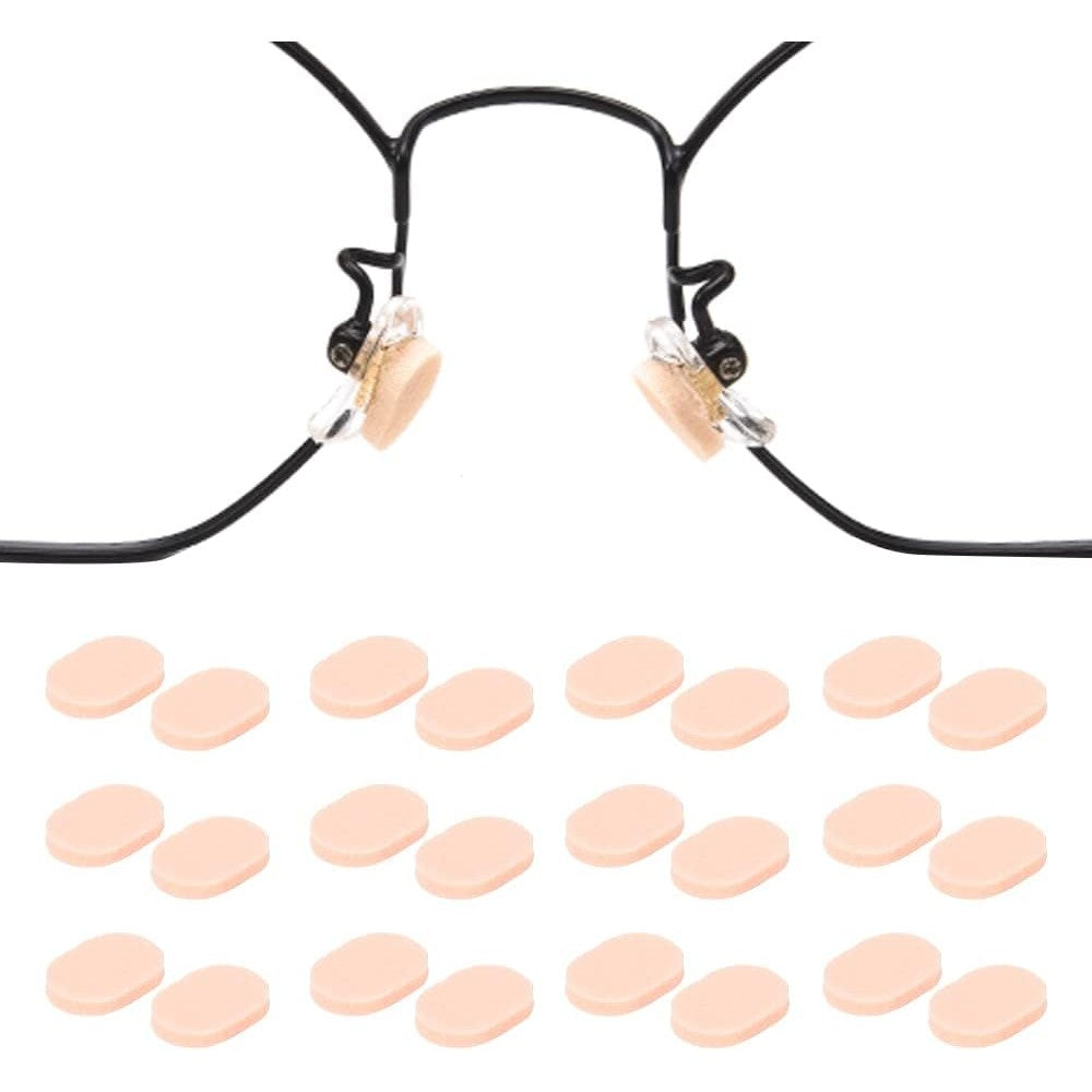 Junsika soft foam eyeglasses nose pads front view twelve pairs packaging
