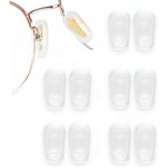 BEHLINE slip on silicone eyeglasses nose pad covers five pairs pack front view