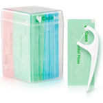 COCOBURI individually wrapped dental floss picks front packaging view for premium oral care