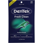 DenTek Fresh Clean Floss Picks 75 Count front packaging for tight teeth