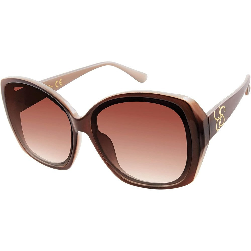 Jessica Simpson J5839 oversized butterfly sunglasses front view
