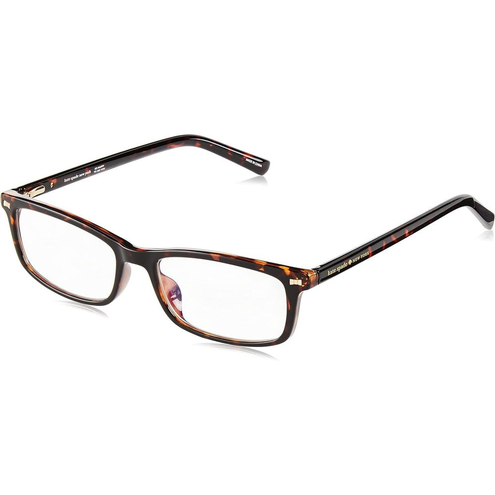 Kate Spade New York Jodie2 rectangular reading glasses front view