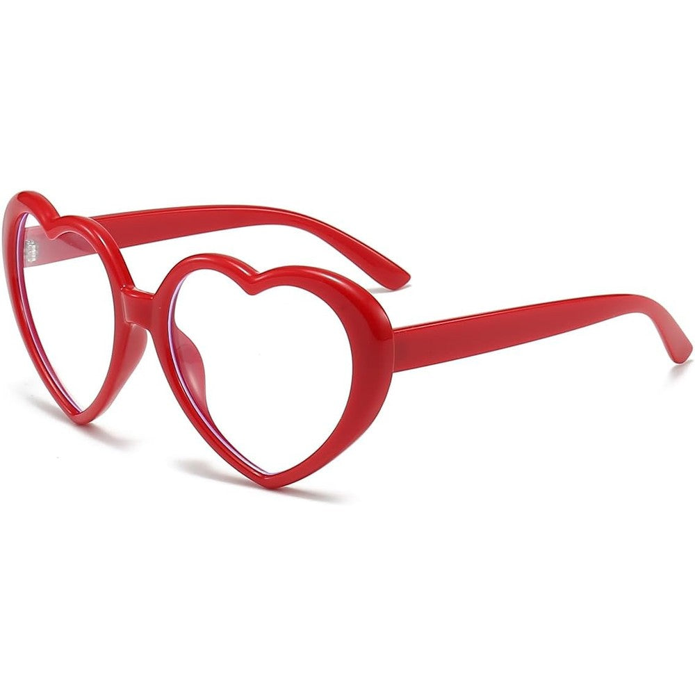 Jovakit Nidovix heart frame glasses front view