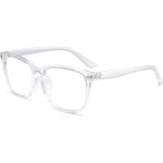Onrtry square clear lens glasses front view for men and women