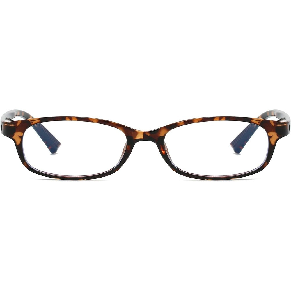 YouthMall rectangular blue light glasses front view