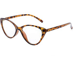 Oriopxic retro cat eye myopia glasses front view