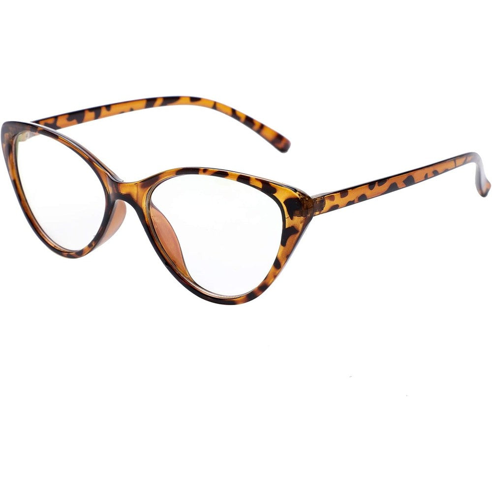 Oriopxic retro cat eye myopia glasses front view