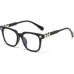 Generisch classic thick square frame glasses front view
