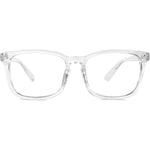 GQUEEN fashion square clear lens glasses front view