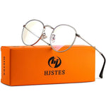 Hohens Hjstes round blue light glasses front view