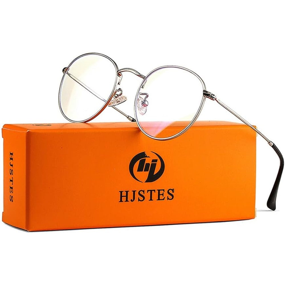 Hohens Hjstes round blue light glasses front view