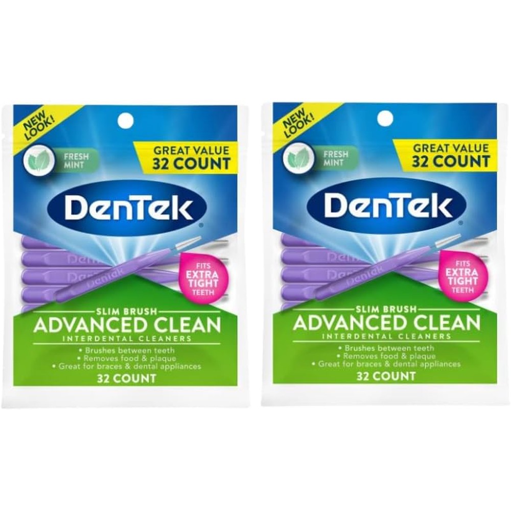 DenTek Complete Clean Easy Reach Floss Picks front view packaging