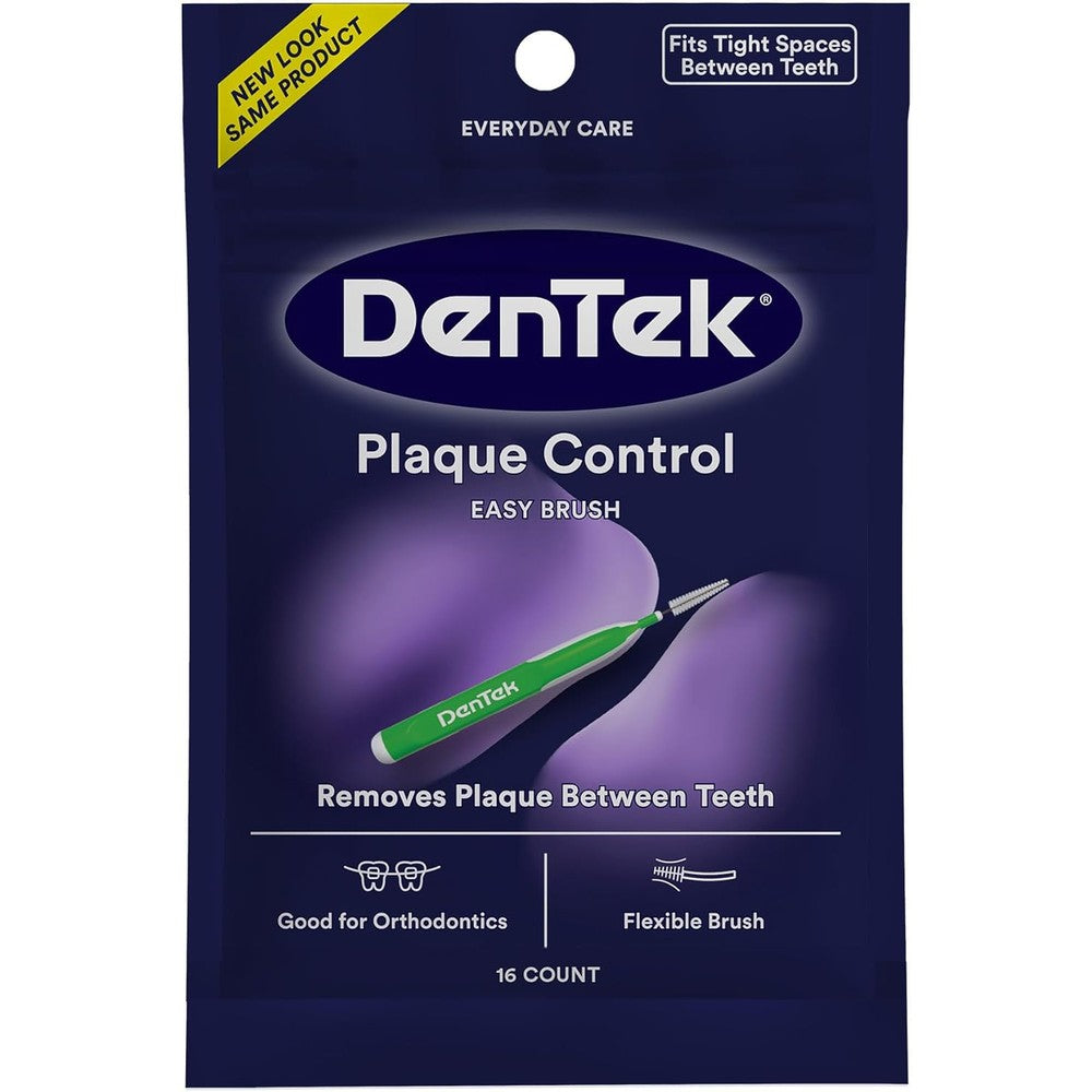 DenTek Easy Brush Plaque Control Interdental Cleaners front view