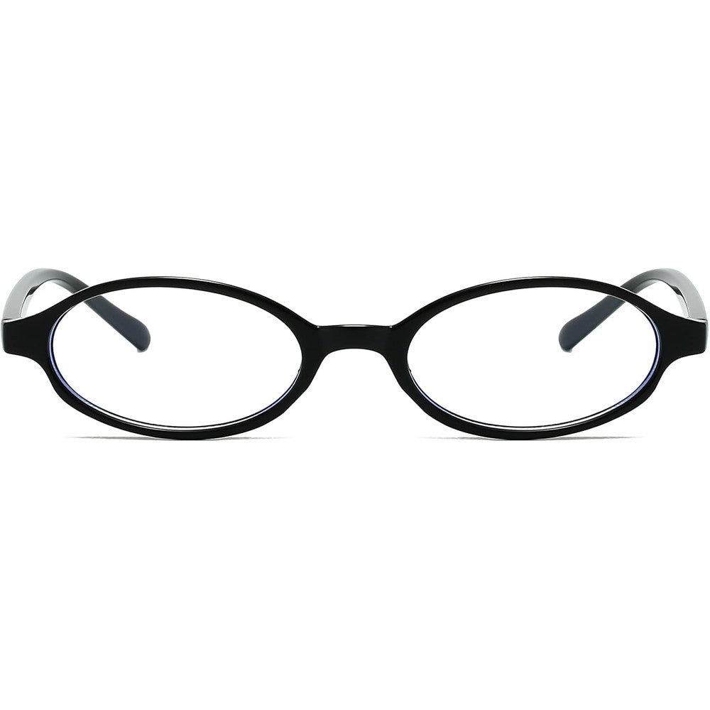 Breaksun retro small oval glasses front view fashion eyewear