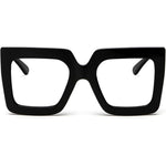 Breaksun oversized blue light glasses front view