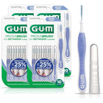 GUM Proxabrush Go Betweens Micro Tight interdental brushes front packaging view for plaque removal