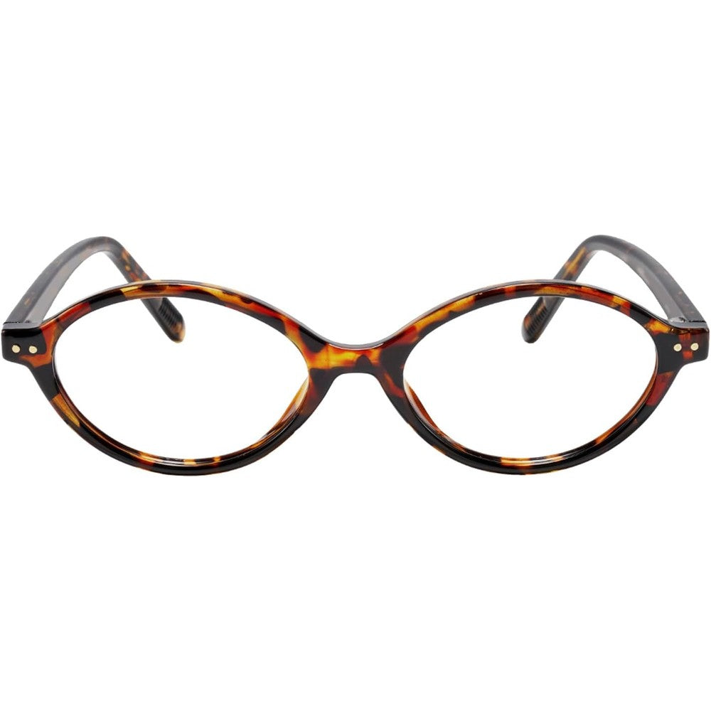 TIJN Olisa blue light blocking glasses front view oval frame