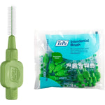 TePe Interdental Brush Original Green 0.8mm Pack of 20 front view showing packaging.