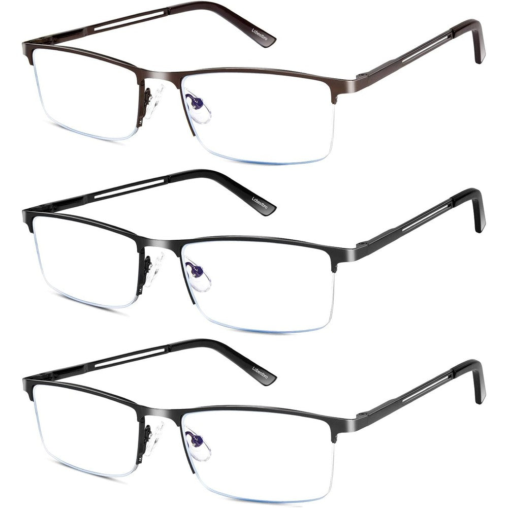 Lcbestbro reading glasses for men 0.75 front view