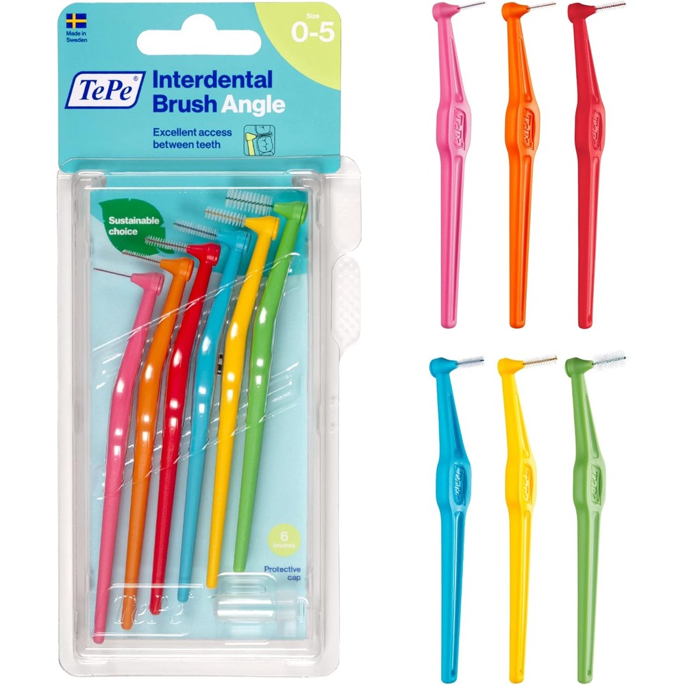 TePe Angle Interdental Brush Mixed Pack front view