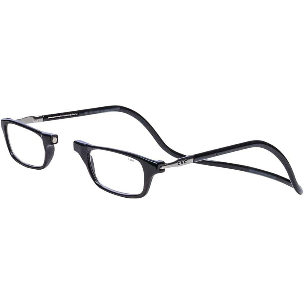 CliC Original black magnetic reading glasses front view