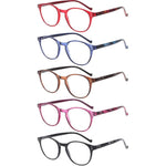 Norperwis 5 Pairs Reading Glasses set front view