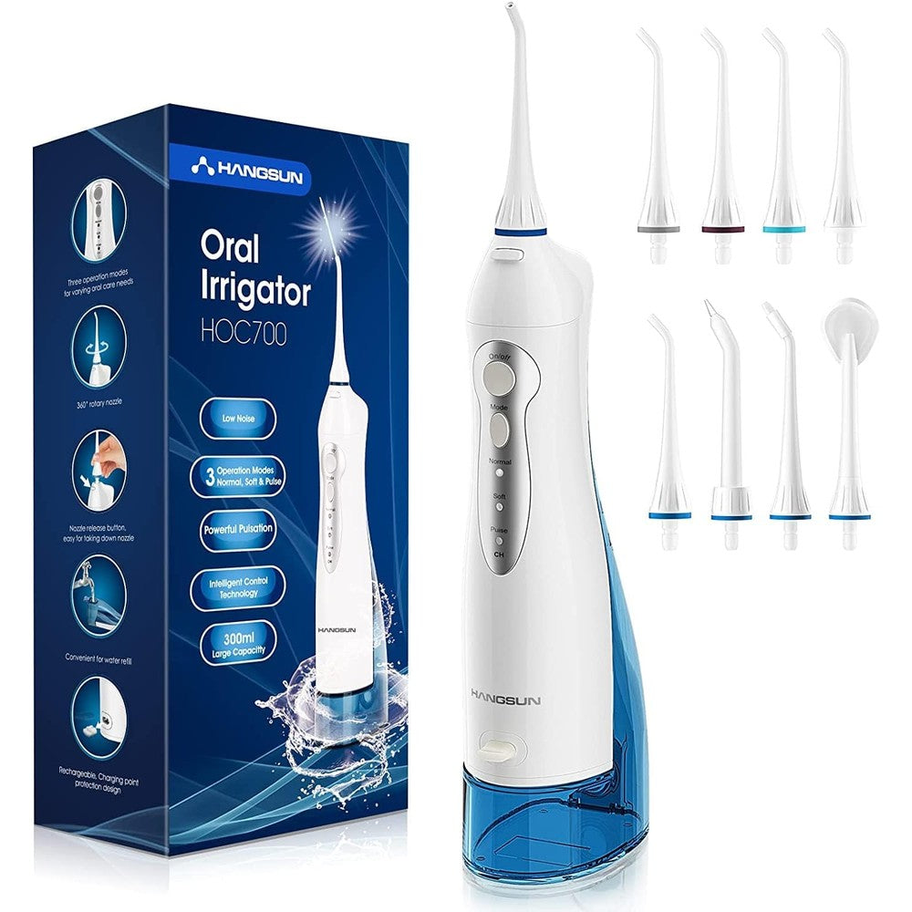 Hangsun Cordless Water Flosser front view professional oral irrigator