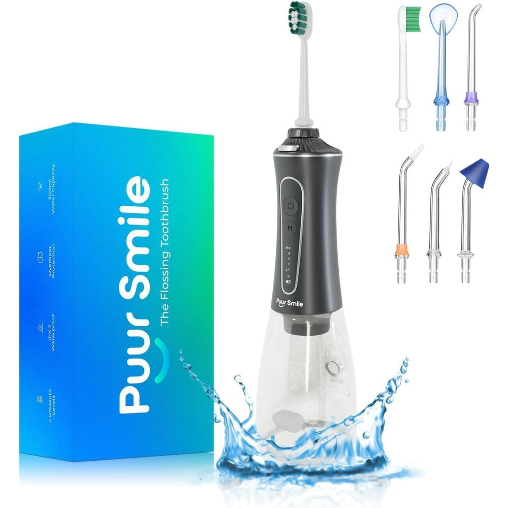 Puur Smile Professional Water Flosser front view cordless oral irrigator