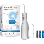 Waterpik Cordless Express Water Flosser front view portable dental irrigator