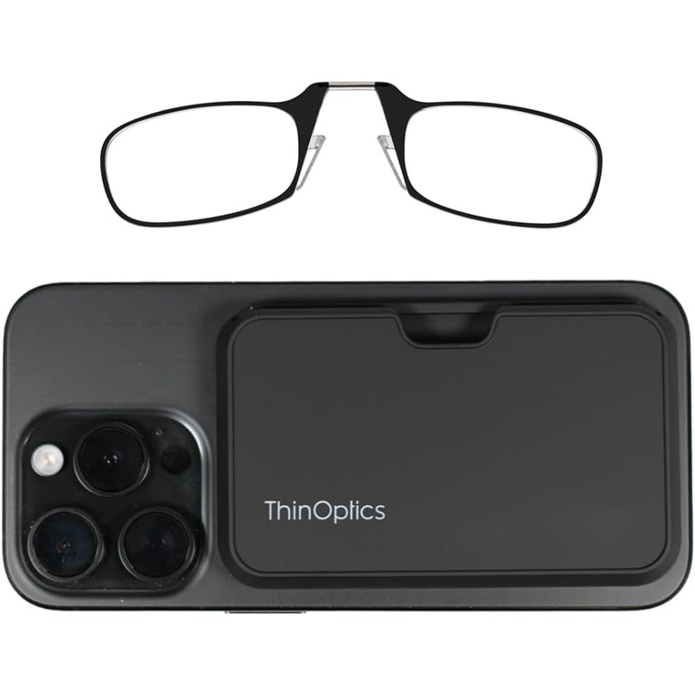 Always With You ThinOptics Slim Reading Glasses with stick-on phone case