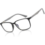 Bluemoky blue light reading glasses front view black frame