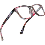 Jectieey blue light blocking reading glasses front view