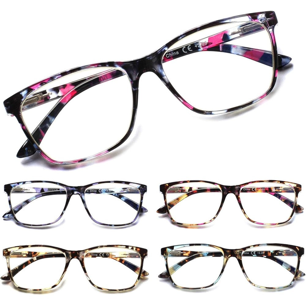 Sigvan ladies blue light blocking reading glasses front view
