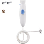 Oralphi replacement hose and handle assembly front view for oral irrigator repair