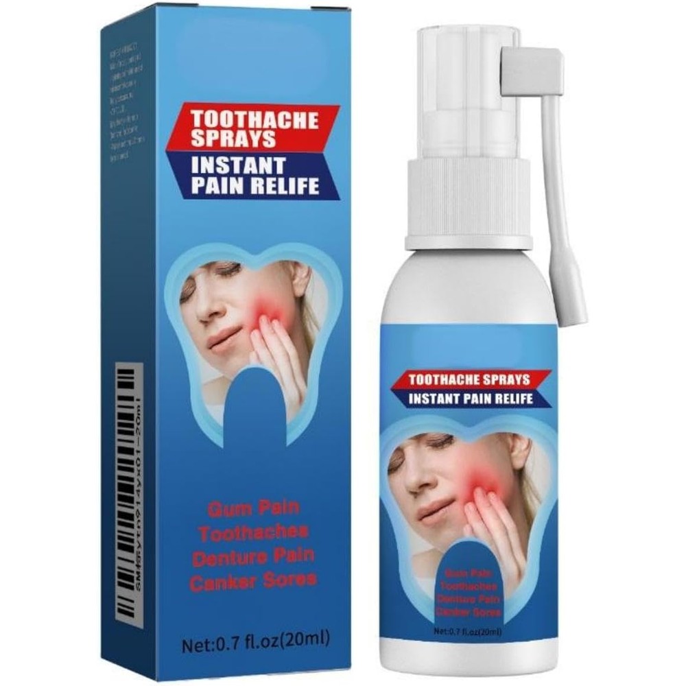 VivaBloom Oral Care Spray front view for fast tooth and gum pain relief