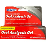 Iodent Maximum Strength Oral Analgesic Gel 0.42 ounce tube front view for fast toothache relief.