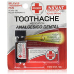 Red Cross Toothache Complete Medication Kit front view package containing dental pain relief drops.